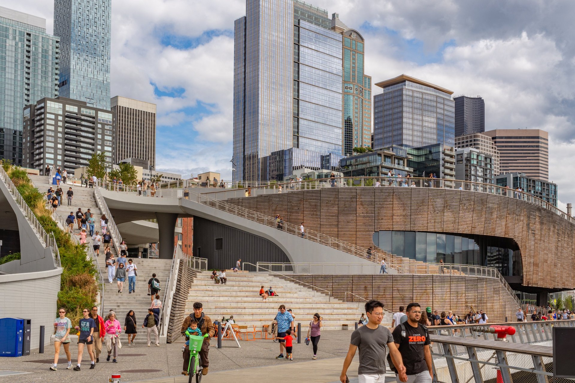 Seattle Washington skyline with waterfront